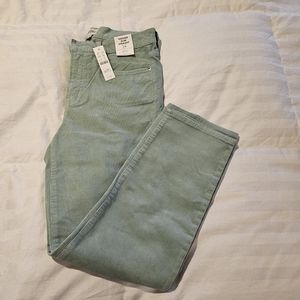 NWT J Crew Women's Corduroy Jeans Size 29 Vintage Slim Straight